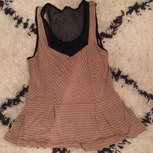 Cute see through back top